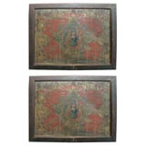 Pair of Continental Armorial Paintings
